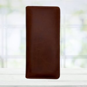 牛本革長財布、タイ直輸入、ブラウン