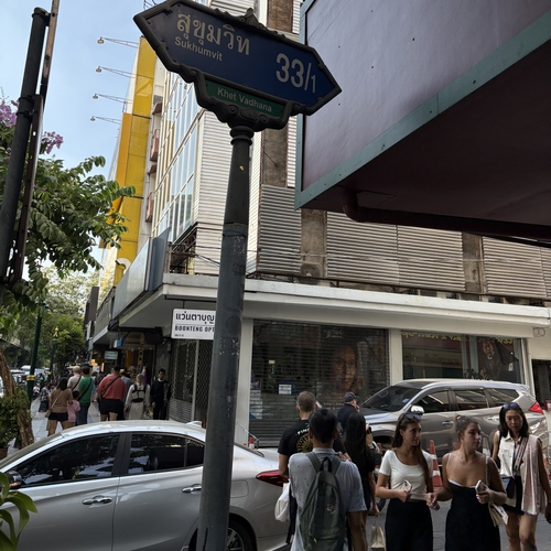 バンコクのSoi33/1通り